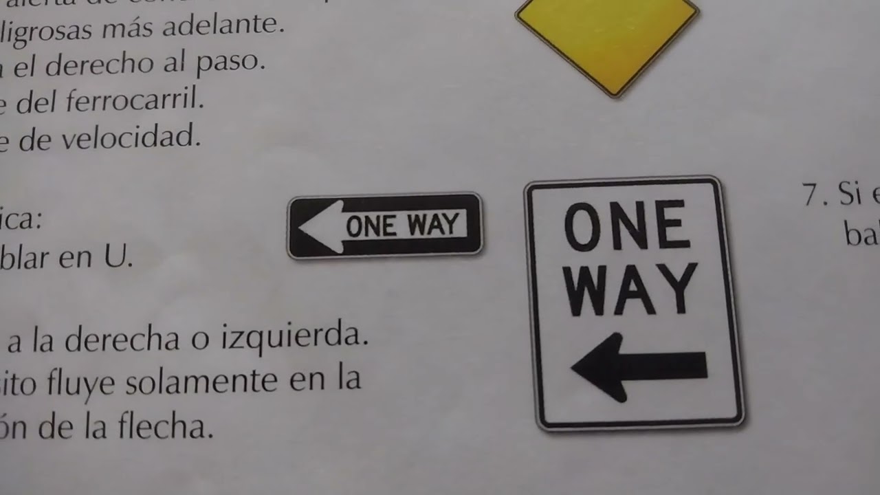 las señales de tránsito