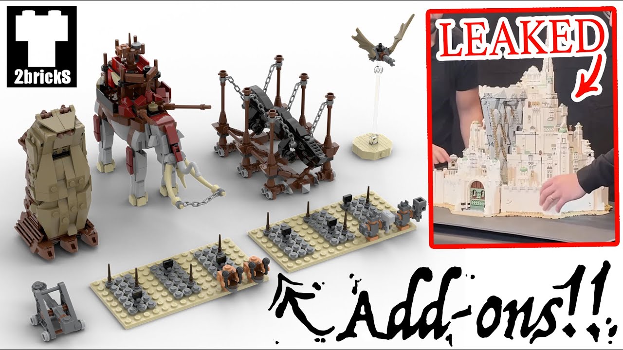 Дополнения к набору LEGO Minas Tirith! (Набор ещё даже не представлен!)