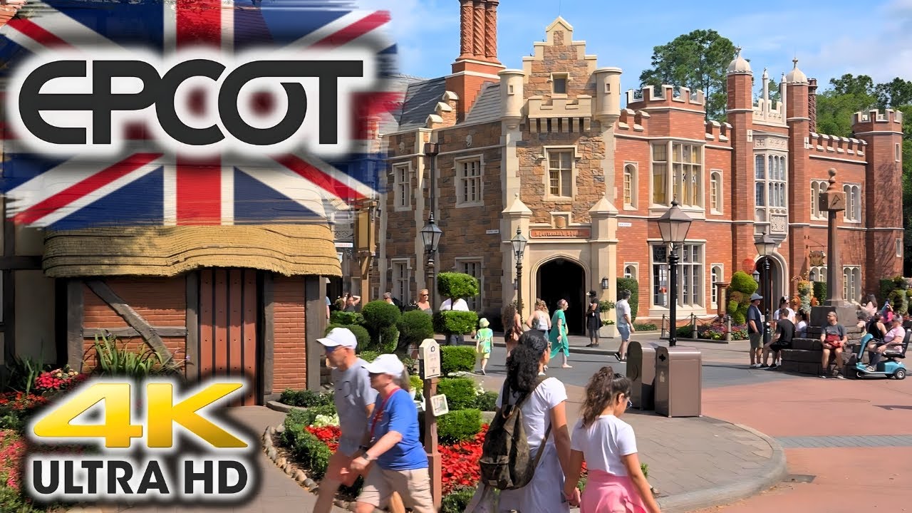 EPCOT UK World Showcase Walkthrough in ULTRA HD