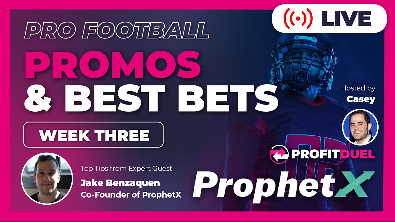 🏈 ProphetX Co-Founder Talks NFL Week 3 Picks + Why Prediction Markets Beat Sportsbooks