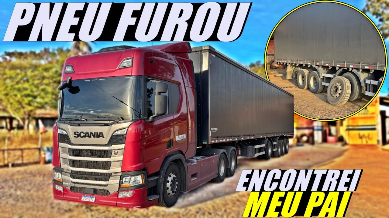 O PNEU FUROU NA VIAJADA... ENCONTREI O PAI E FALEI COM ELE NO PX. VIAGEM FINALIZADA!!!