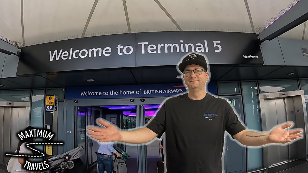 Heathrow Airport Terminal 5 Departures Tour & Guide