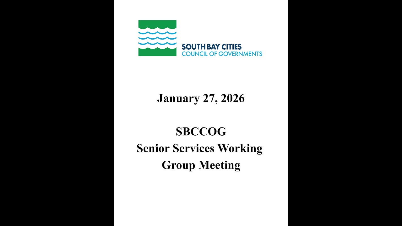 January 2026 Senior Services Working Group