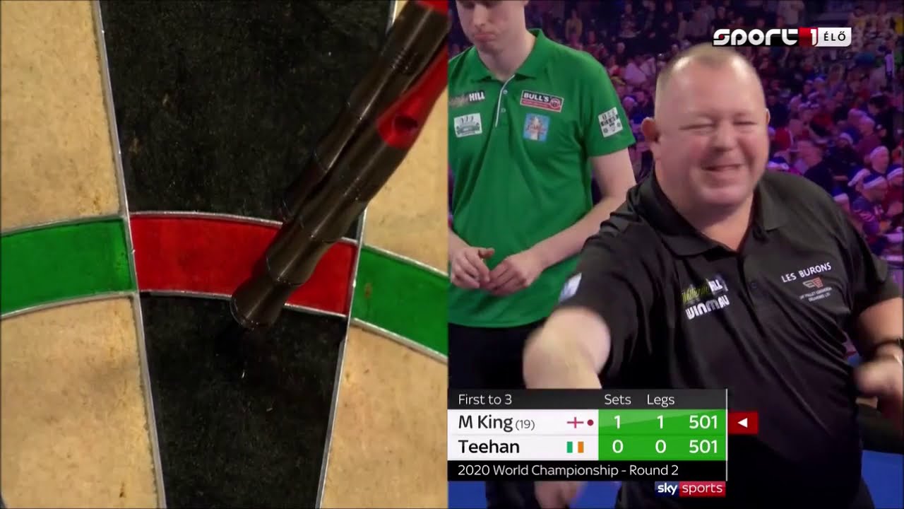 50) Mervyn King vs Ciarán Teehan 2020 PDC World Darts Championship 2019.12.17 Round 2