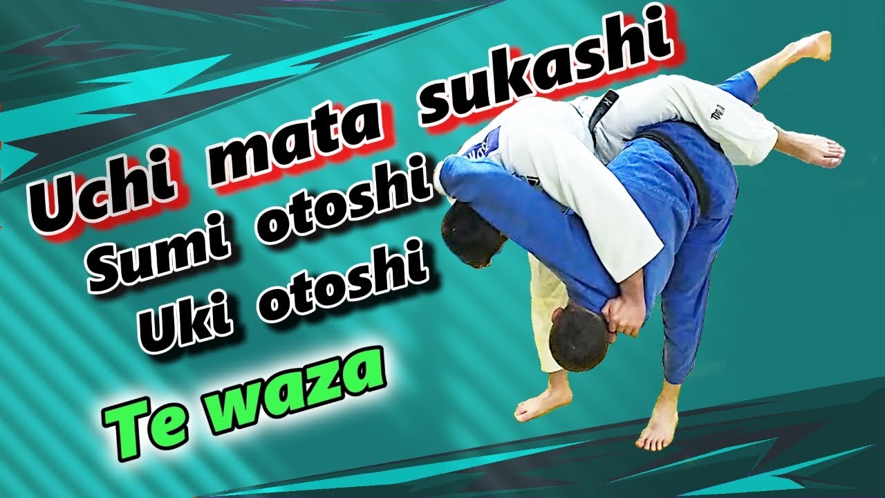 Uchi mata sukashi (counter uchi mata) - Sumi otoshi - Uki otoshi