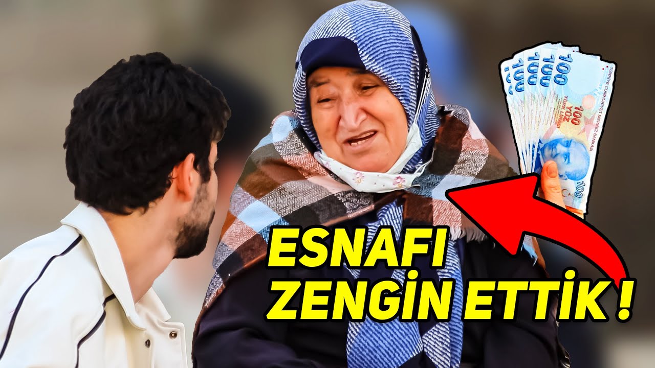 SOKAK SATICILARINA 100TL'LİK ÜRÜN İÇİN 1000TL VERMEK!!