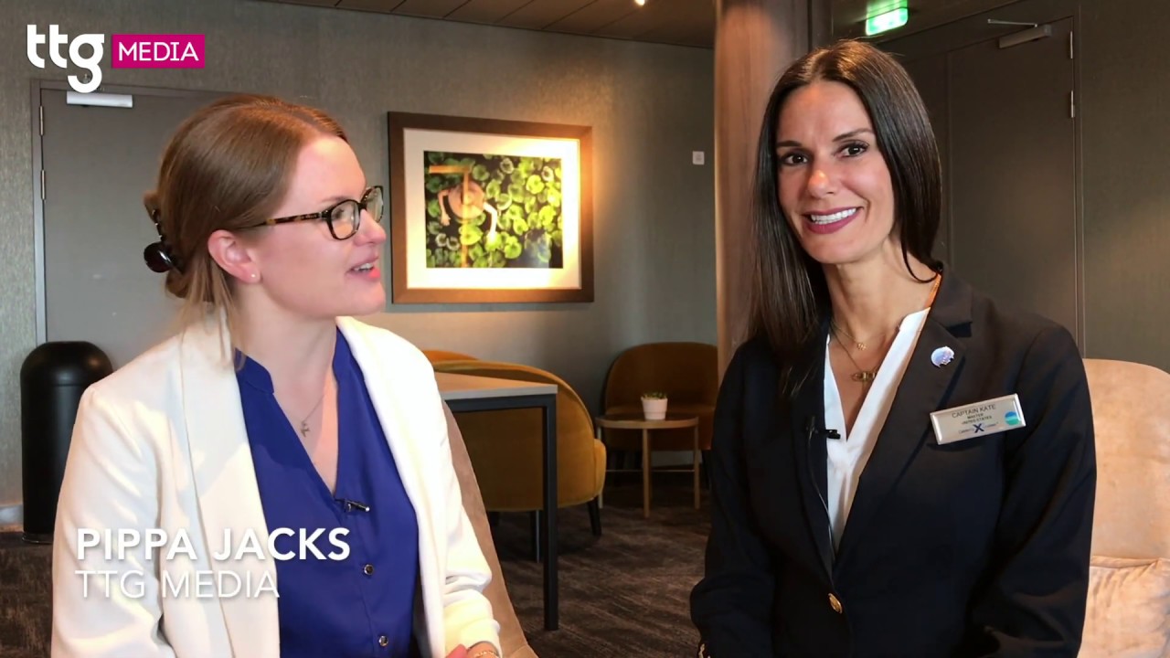 Celebrity Cruises' Captain Kate McCue on Edge, diversity, and cruising with her cat