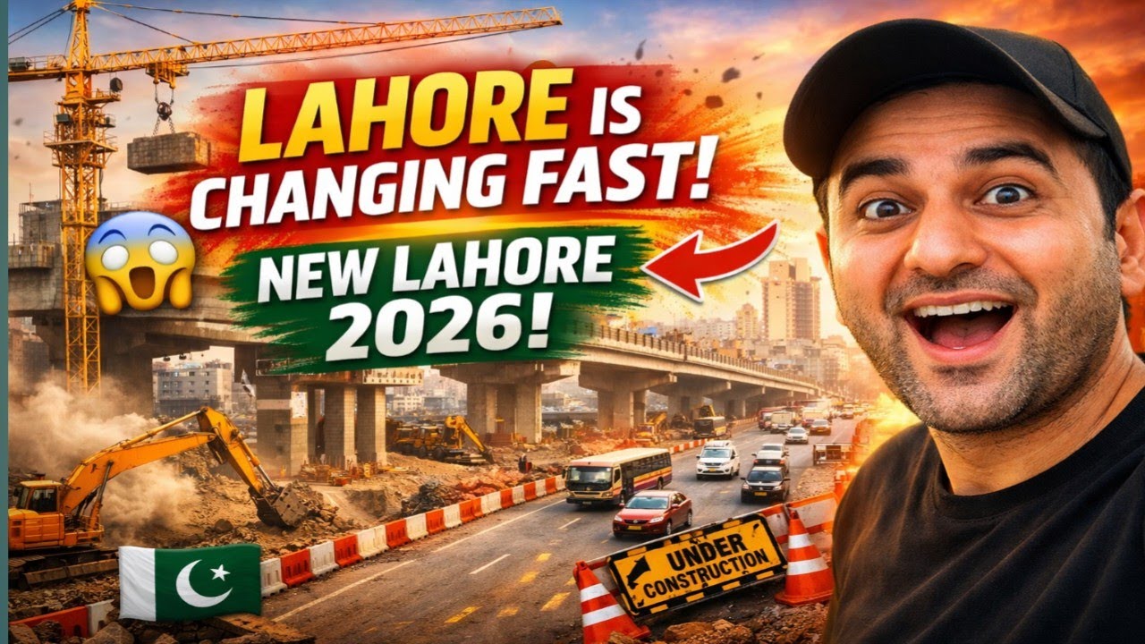 Lahore Development 2026 🚧 | Massive Construction Projects Changing Lahore 🇵🇰