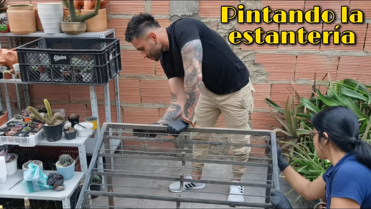 Renovando y pintando mis estanterías - mantenimiento del jardín 🌱 | Jardines by Angie
