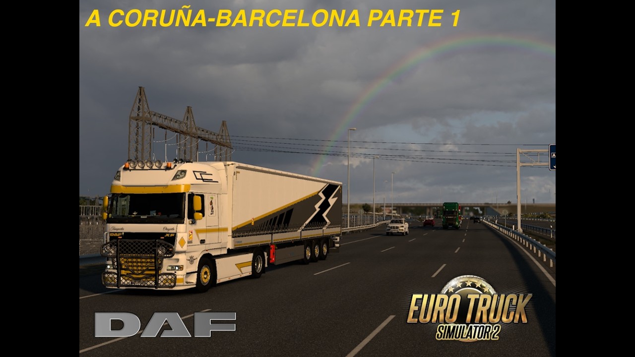 Transportes Orugrita #7 | Viaje a Barcelona parte 1 | DAF XF105 530 | ETS2