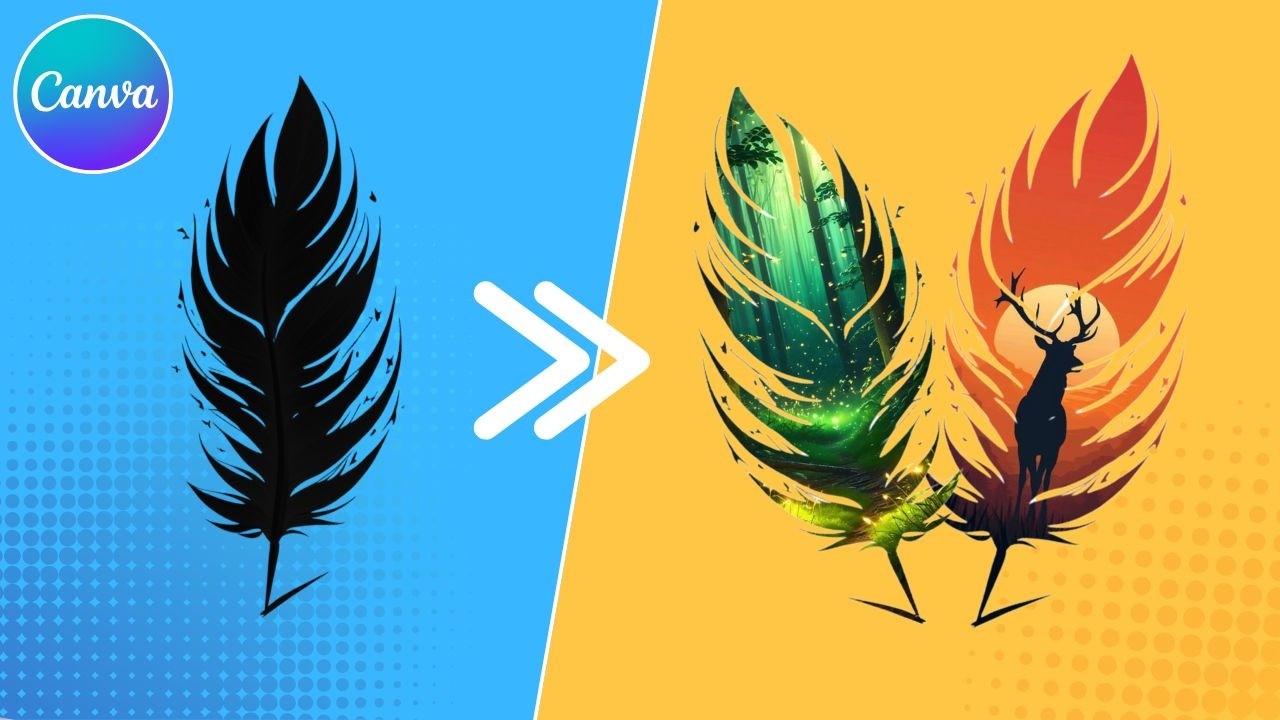2 Easy Ways to Create a Mask Effect in Canva (2025) | Canva Design Tutorial