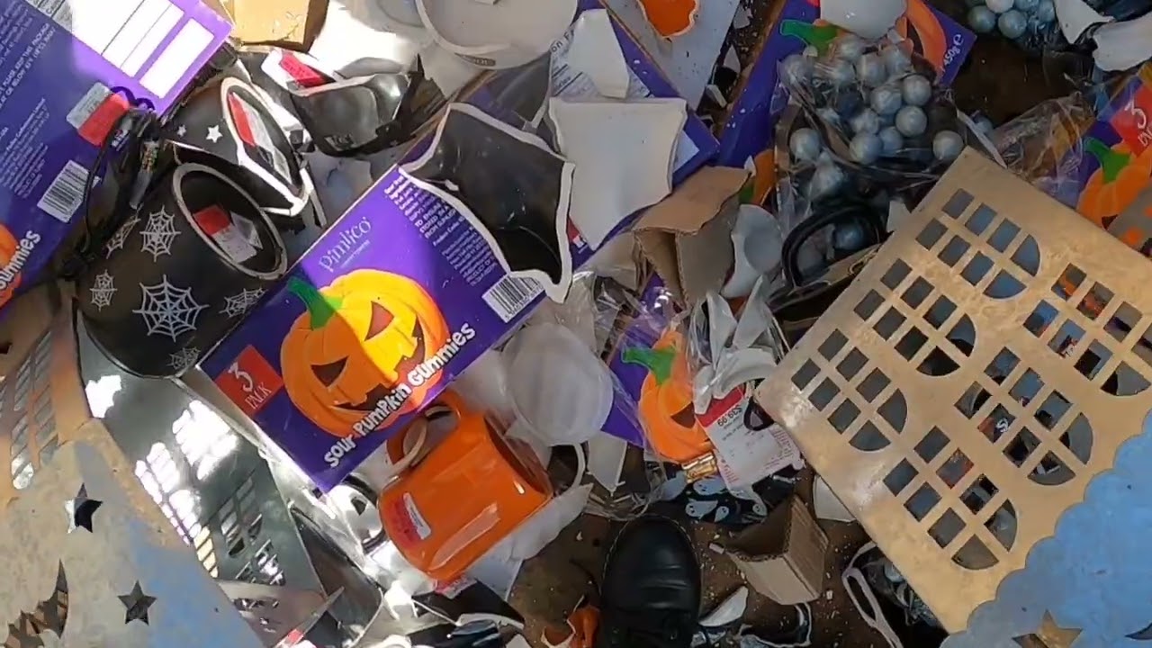 ¿Quién tira esto a la BASURA? 🤯 Rescatando una fortuna en Halloween.