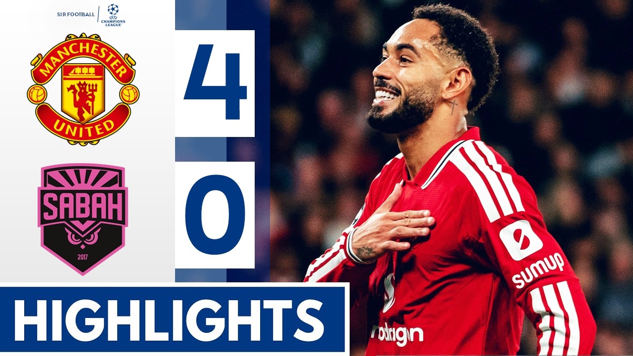 Manchester United vs Sabah FK 4-0 - Highlights - CL 26