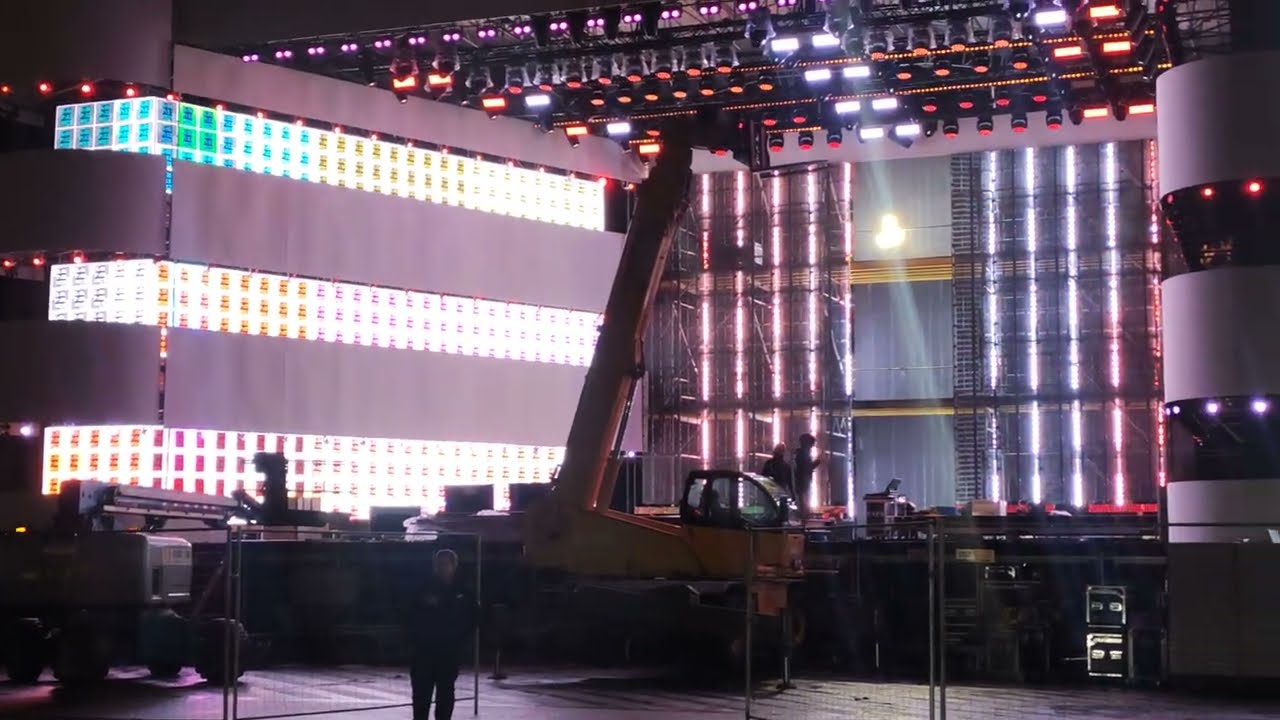 Scena na koncert 100 lecie Gdyni 