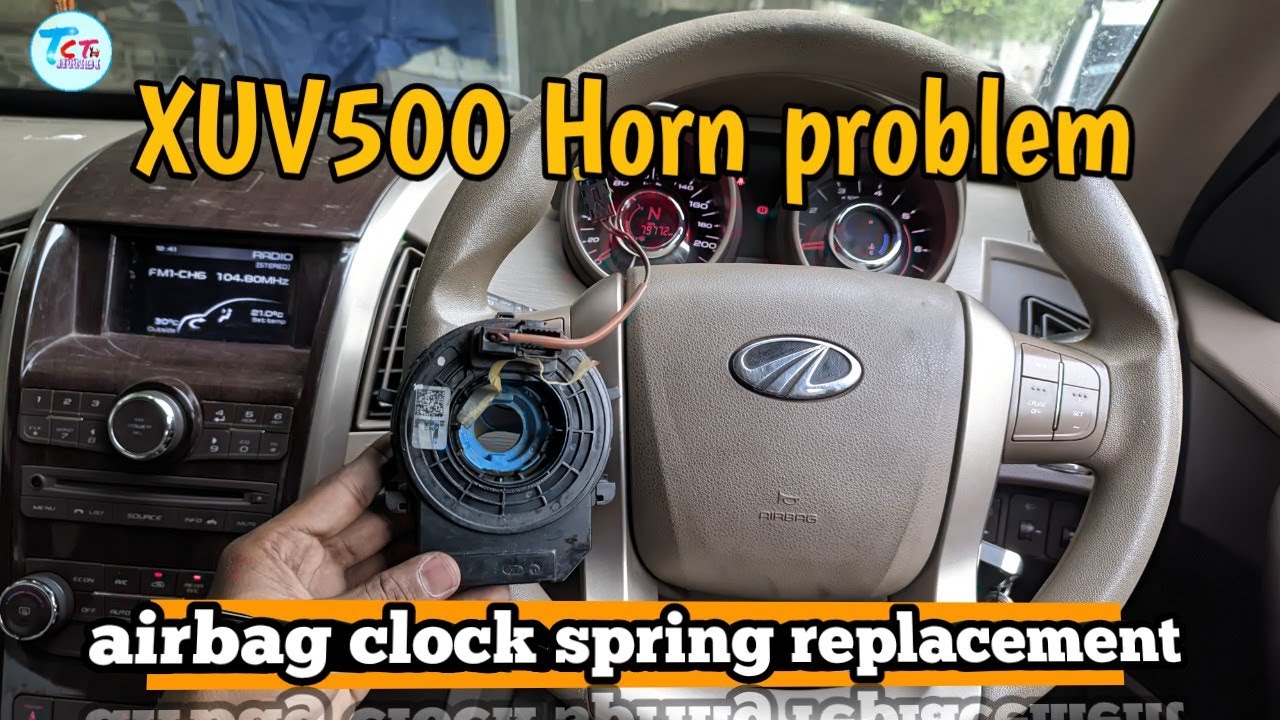 XUV 500 Horn problem clock spring replacement