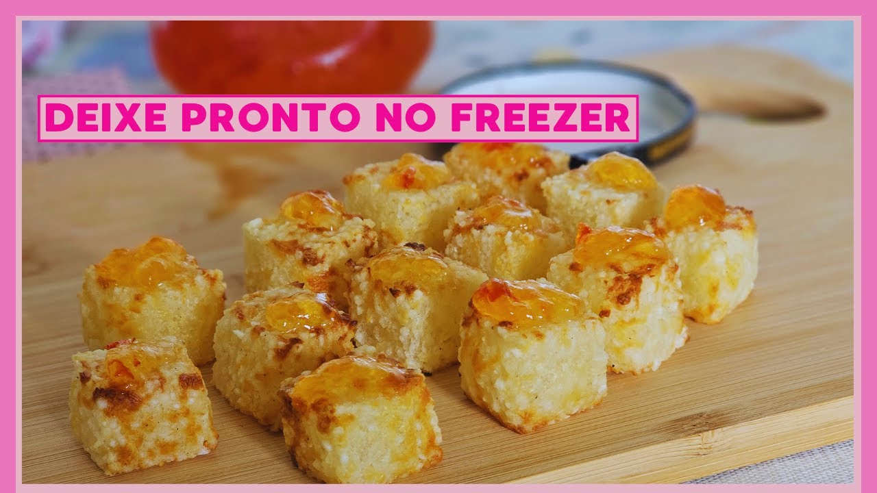 DEIXE ESSES DADINHOS DE TAPIOCA PRONTOS NO FREEZER | E prepare na air fryer ou no forno