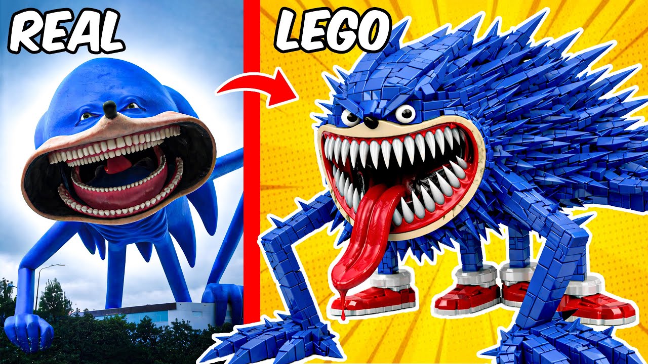 Construí un creativo SHIN SONIC: NOOB vs PRO vs HACKER | Brick Trick Español