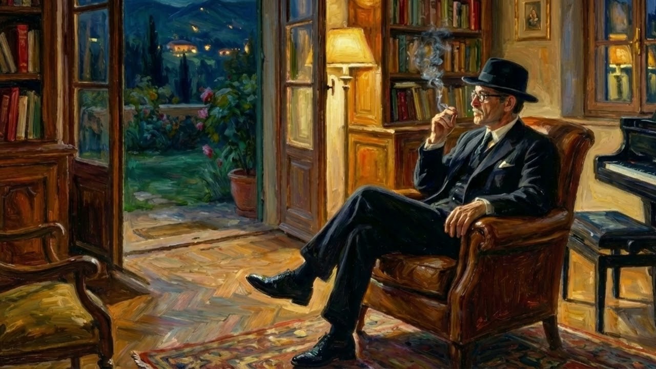 Night Jazz for Reading & Sleep 🌙 | Open Window at Midnight