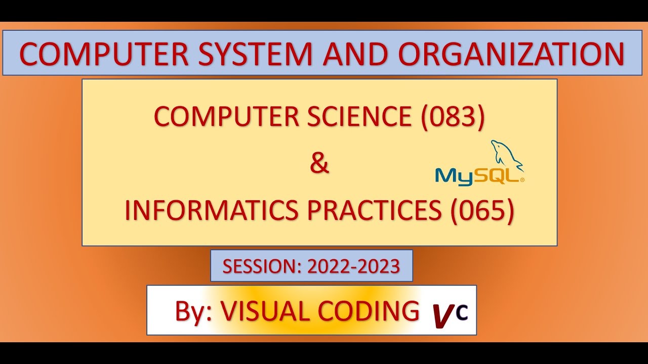 Computer System and Organisation