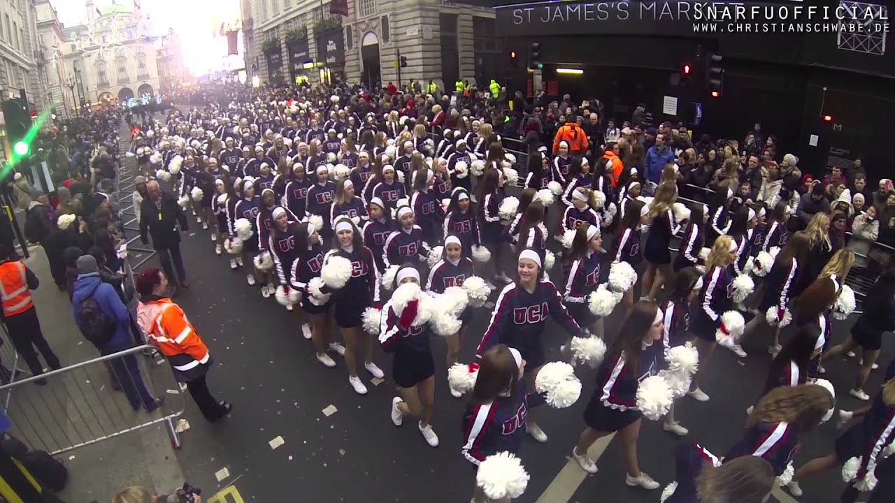 London - New Years Day Parade 2015 - UCA Cheerleader [last group]