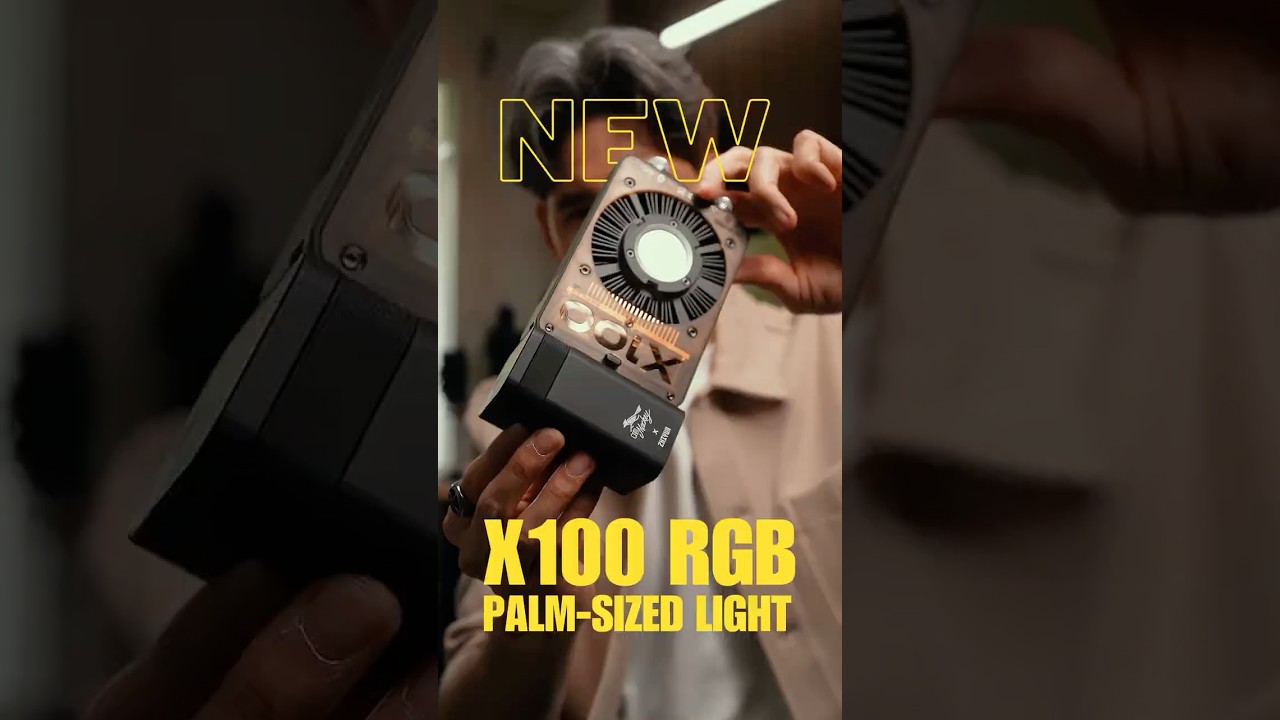 Unboxing the NEW ZHIYUN X100 RGB. Small Light, BIG Power! ⚡ #zhiyun #shorts #unboxing