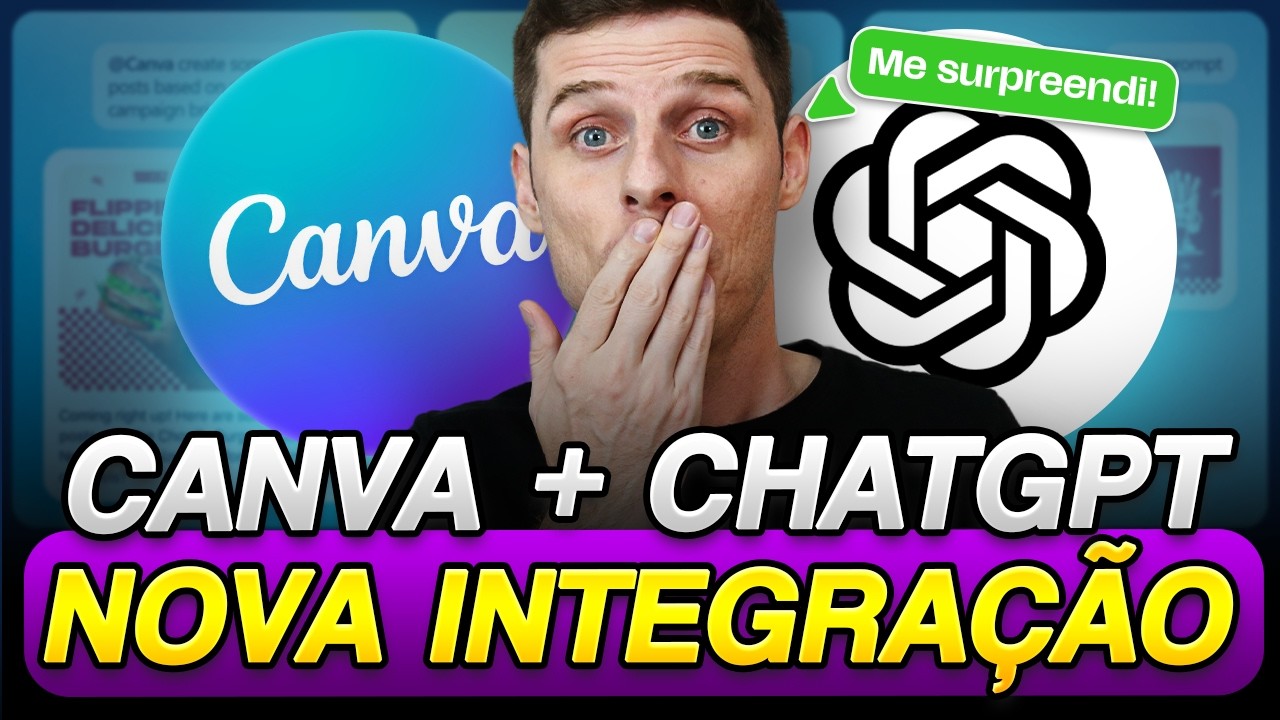 Canva + ChatGPT: Criei uma Apresentação Inteira Sem Abrir o Canva