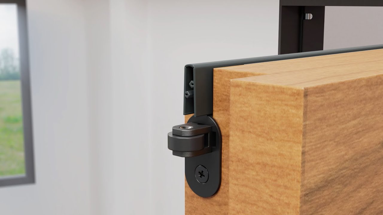 Planet pivot module for rebated doors