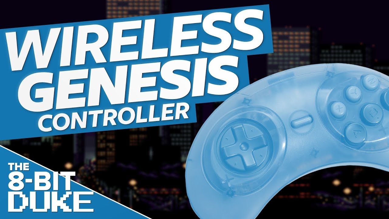 JOYZZ Wireless Sega Genesis Controller - The 8-Bit Duke