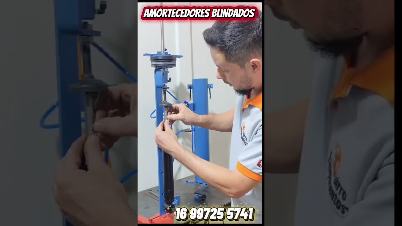 COMO PRESSURIZAR AMORTECEDOR BLINDADO COM  NOSSO ADESIVO