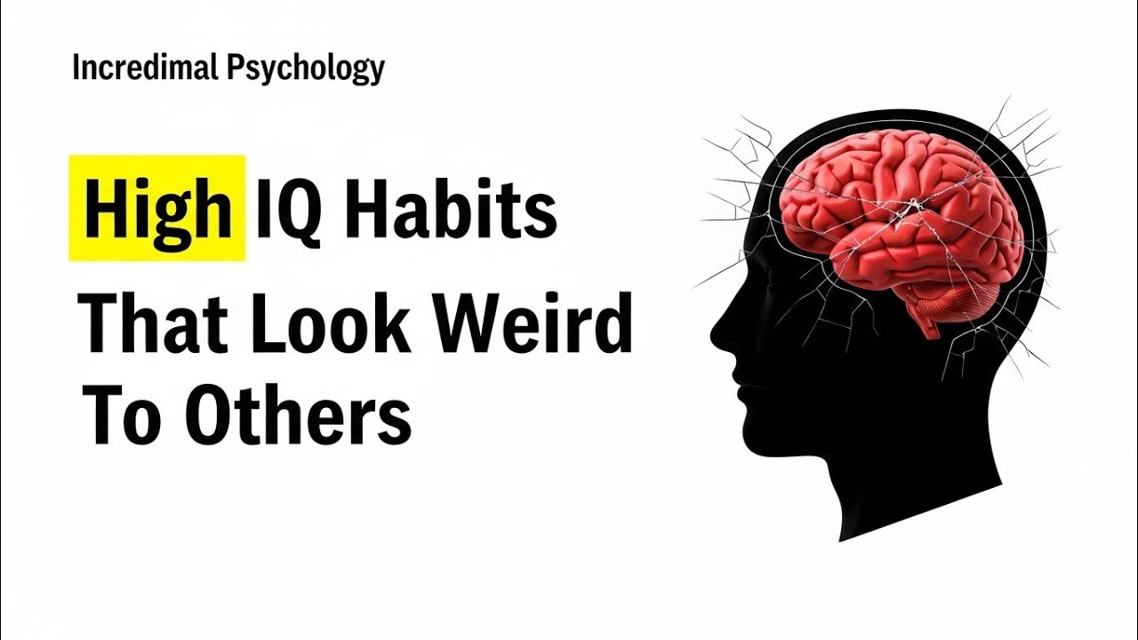 High iq habits that looks weird (dark psychology explained)