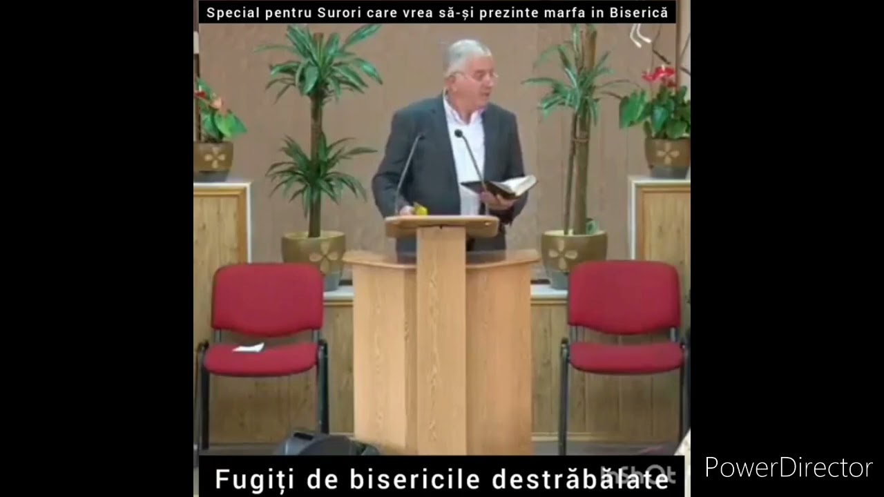 Fugiți de uscaciunea din adunări - Fratele Pașca