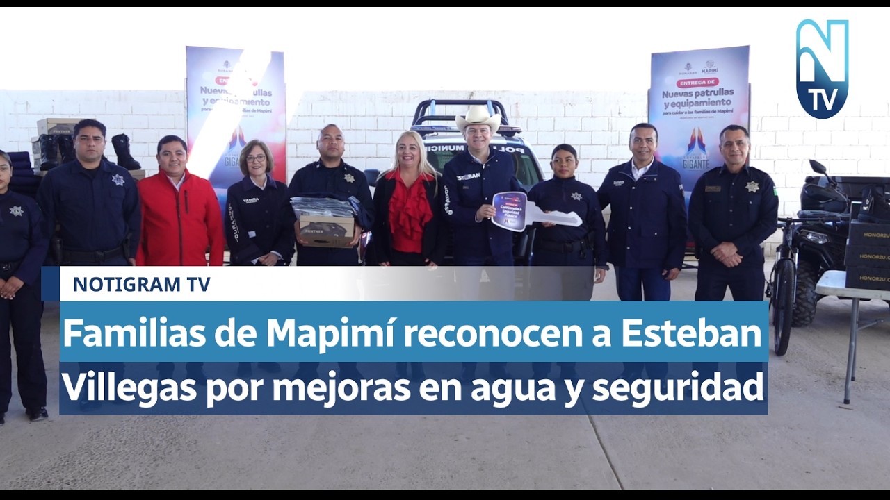 FT Familias de Mapimí reconocen a Esteban Villegas por mejoras en agua y seguridad