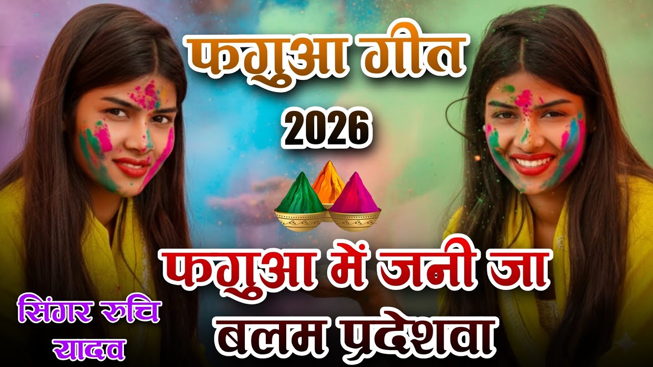 #holispecial फगुआ गीत 2026 / #रुचि_यादव यादव का नया #फगुआ में जनी जा बलम प्रदेशवा  #ruchiyadav #होली