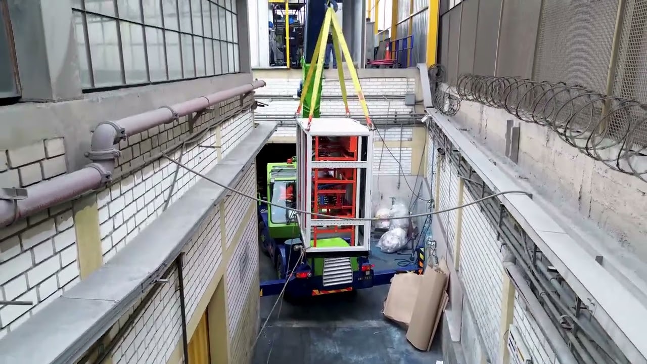 Izaje de tablero electrico con gr&uacute;a de 40 ton - Planta Mastercol