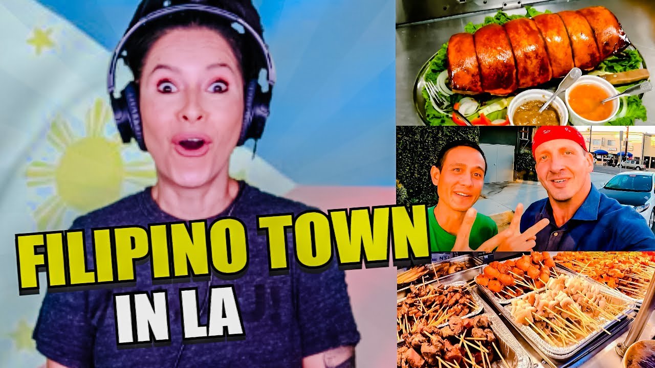 Eating $1 USA STREET FILIPINO FOOD ft. Sonny Side & Mark Wiens