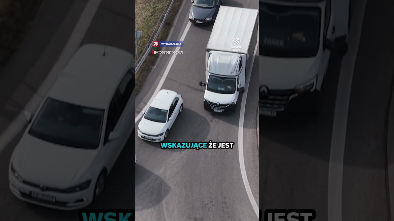 88-latek pędził pod prąd na ekspres&oacute;wce. Jechał prosto na policję