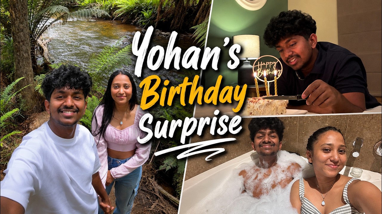 Birthday Day Out in Australia❤️🎂| Couple Vlog👉| Sri Lankan Couple in Australia🇦🇺#birthday #surprise