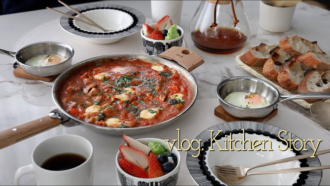 Вкусный завтрак и теплый ужин🥘🥖