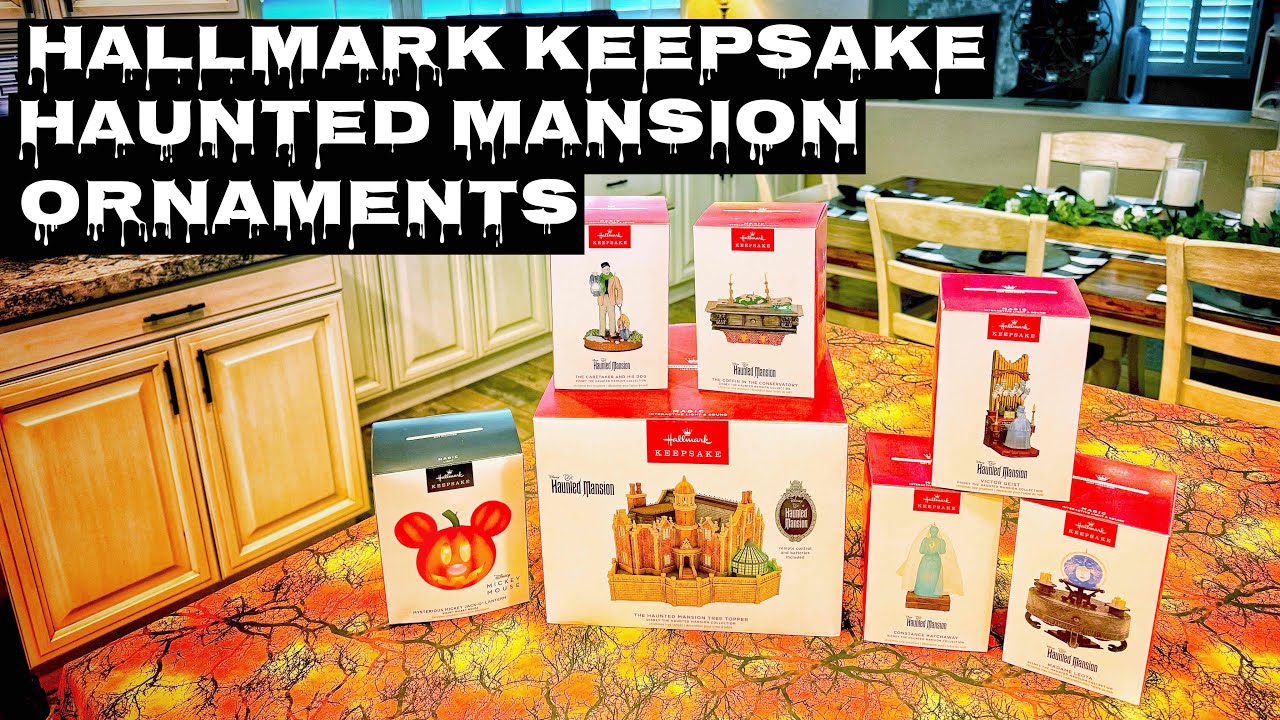 Hallmark Keepsake Haunted Mansion Ornament Set