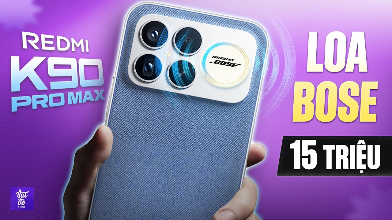 Cảm nhận về REDMI K90 Pro Max: Mặt lưng quần bò, loa Bose chất nhưng thua 1 hãng, giá 15 triệu