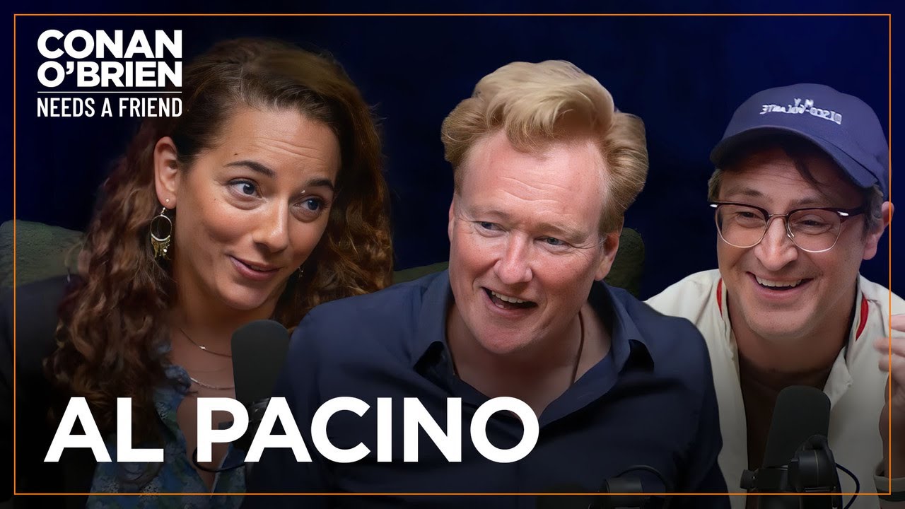 Al Pacino Drew A Crowd To The Conan Office | Conan O'Brien Needs A Friend