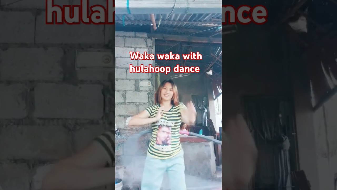 Waka Waka dance with hulahoop dance #highlights #shorts #hulahoopdancing #capastarlac