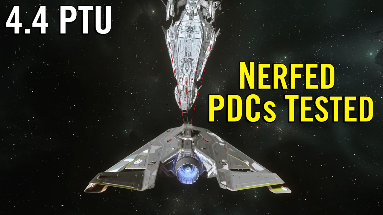 Star Citizen: ТОЧЕЧНАЯ ОБОРОНА NERF 4.4 PTU против 4.3 LIVE. Тест