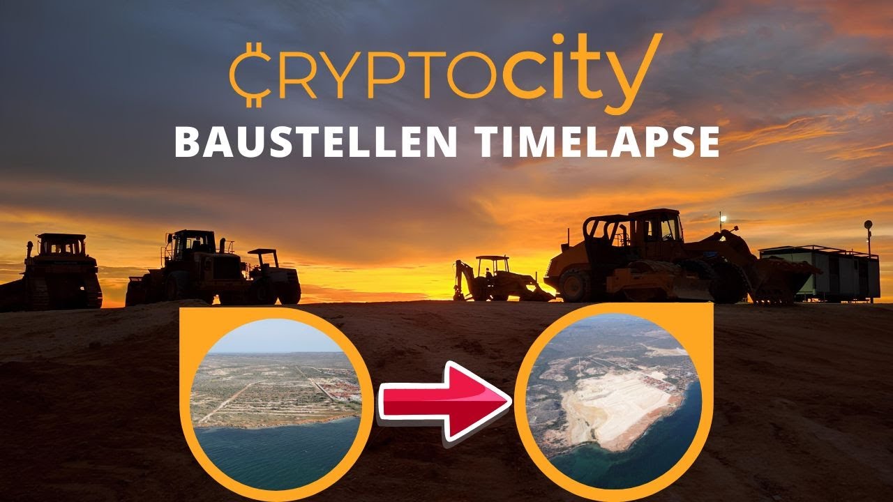 CryptoCity Baustellen Timelapse 2024 vs 2025