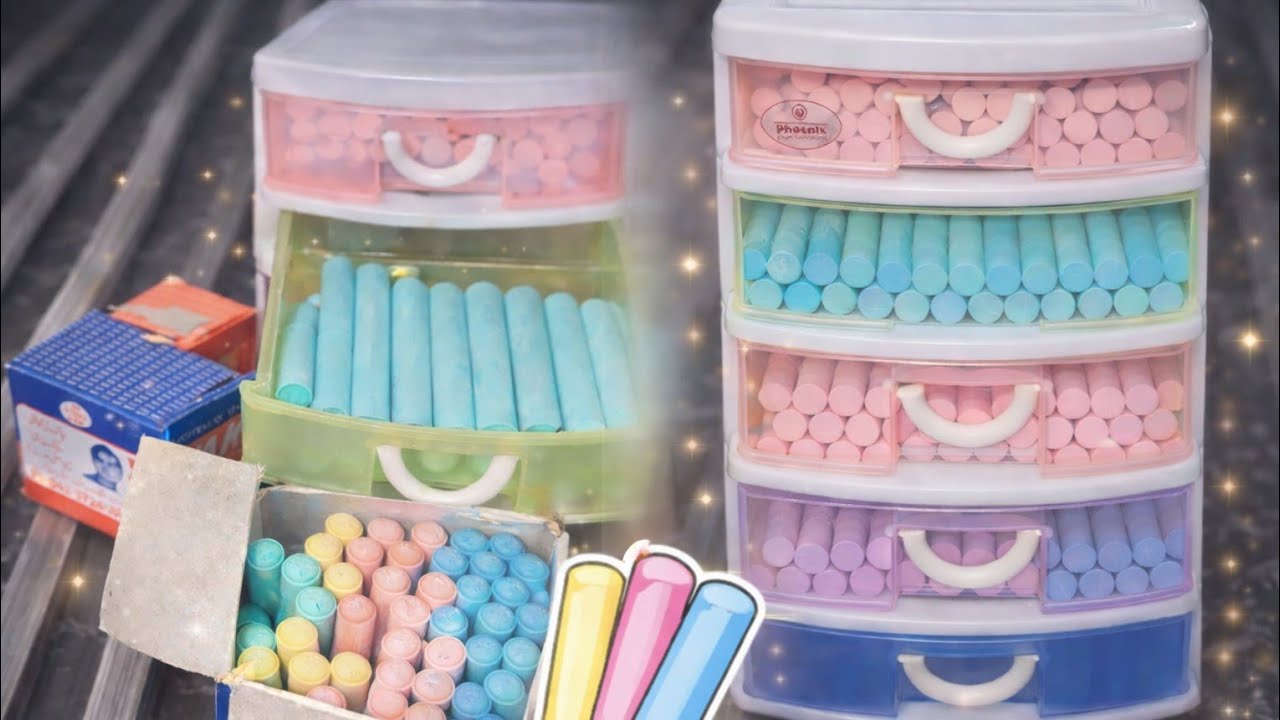 Oddly Satisfying & ASMR Chalks Restocking Video  #asmr  #restockingandorganizing #restockingasmr 