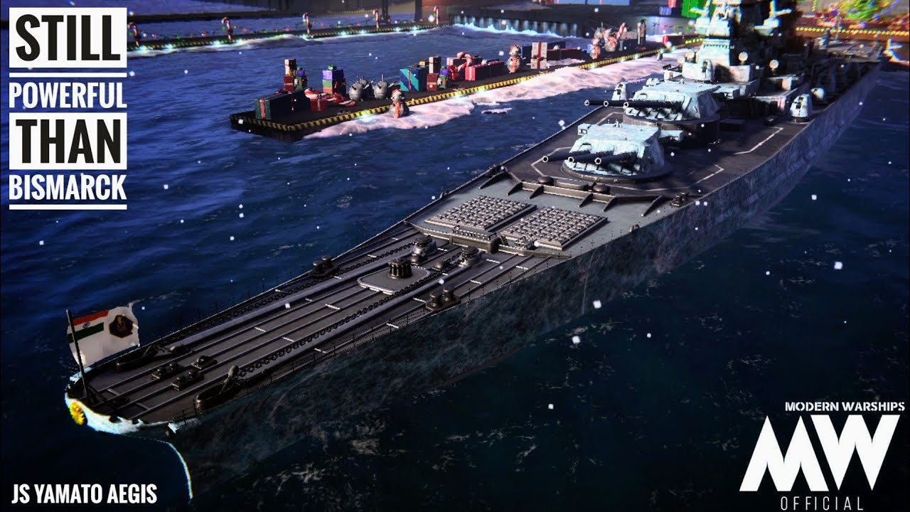 JS Yamato Aegis - Still Most Powerful Battleship, better than Bismarck - Modern Warships