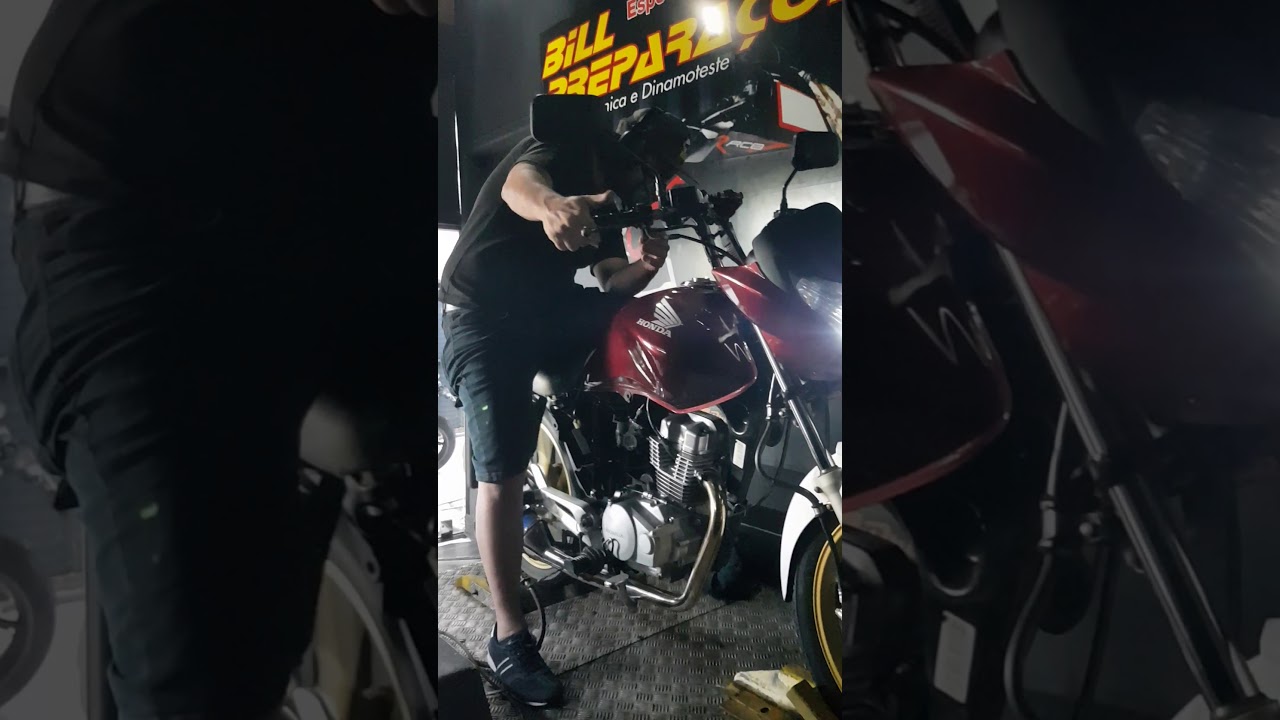 Titan 150 preparada mapeamento com Fuelcontroller