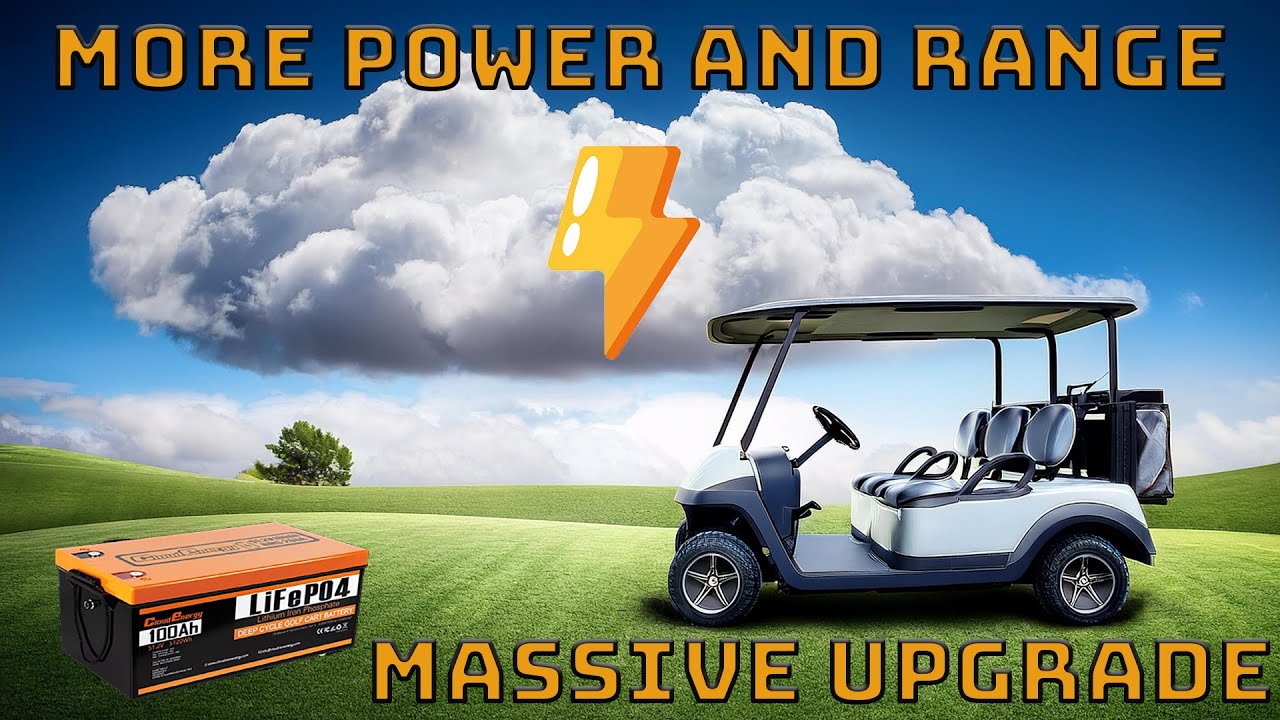 Переделка литиевой батареи Cloud Energy на гольф-каре Club Car DS с байпасом OBC.