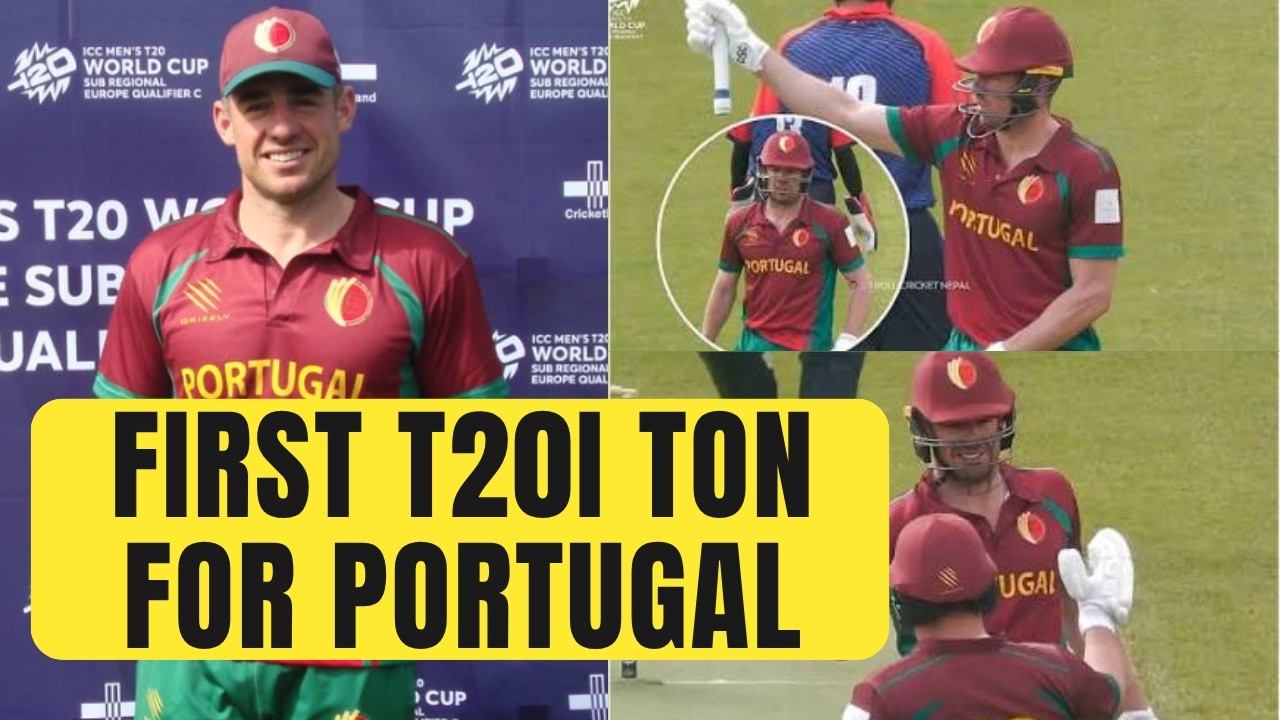 Former Australia player Moises Henriques BLASTS maiden T20I ton, but for PORTUGAL |Sports Today