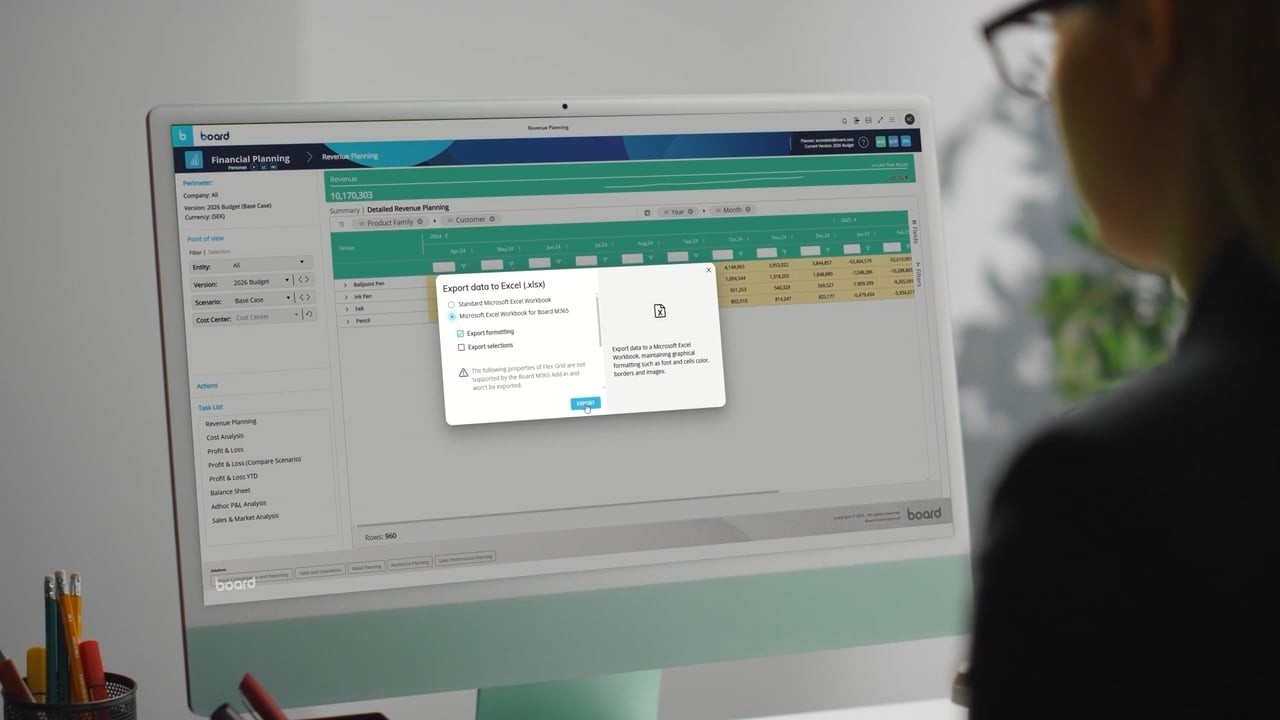 Board for Microsoft 365: Excel Add-in